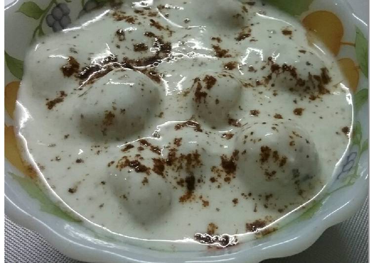 Makhana Raita / Puffed Lotus seeds Raita