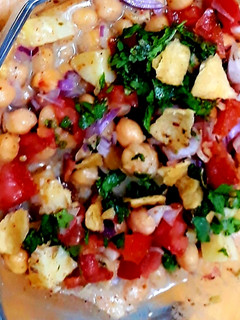 A picture of Chana chat.
