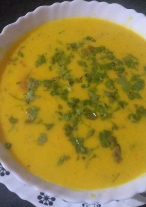 A picture of Vegetable kadhi.