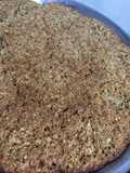 Base harina integral y avena para tarta dulce