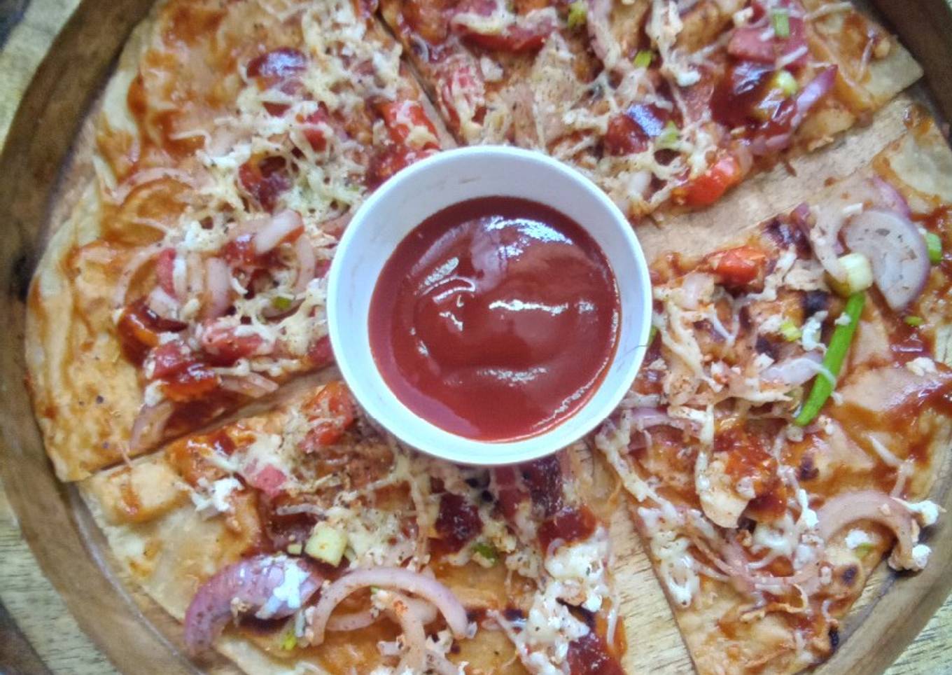 Chapati pizza
