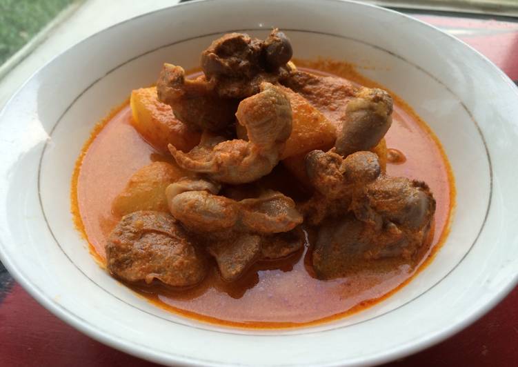 Resep Gulai Hati Ampela yang Enak Banget