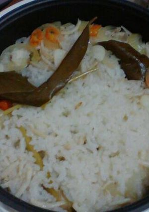 Foto resep Nasi Liwet Teri Medan Ricecooker