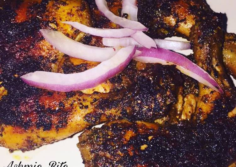 Simple Way to Cook Delicious Grill chicken(Gasashiyar kaza)