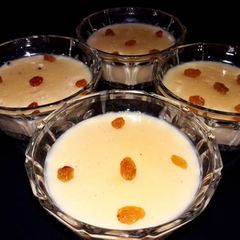 A picture of Custard dessert #charityrecipe.
