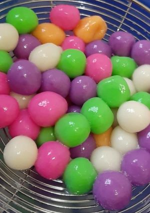 Foto resep Onde Kuah / Tang Yuan (isi Kacang)