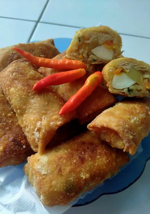 Foto resep Lumpia Sayur Telur