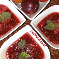 A picture of Plum chutney😋آلوچہ چٹنی😋.