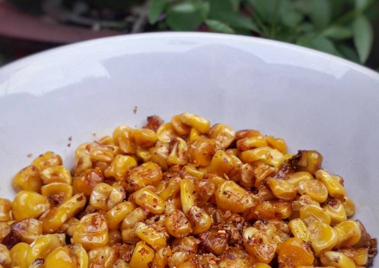 Resep Jagung Bakar Pedas Manis Pakai Teflon, Menggugah Selera
