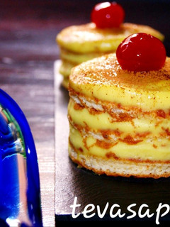 Una foto de Pastelitos borrachos con crema