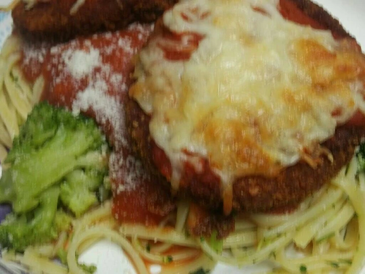 Recipe Chicken Parmesan with Broccoli and Linguine Easy the  Makes Drooling Appealing