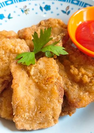 Foto resep Ikan fillet goreng tepung crunchy taro