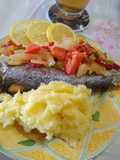 Trucha al horno