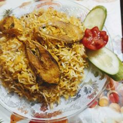 A picture of Hilsa Biryani # hnv.