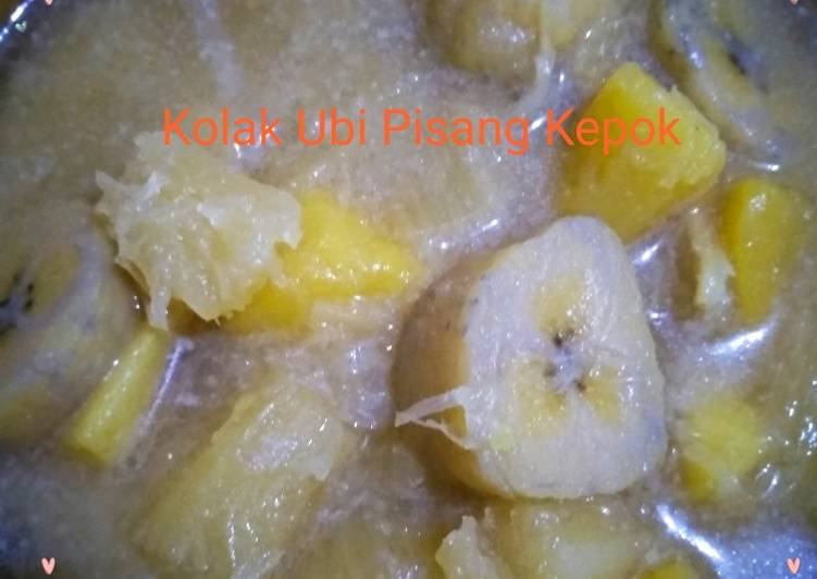 Bagaimana Membuat Kolak ubi pisang kepok Anti Gagal