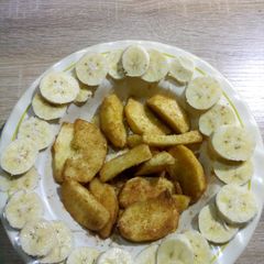 A picture of Apple cinnamon and banana.