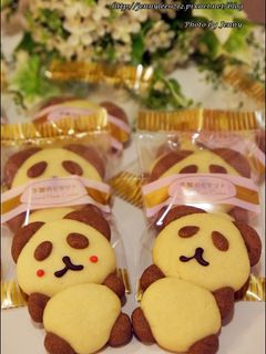 萌萌der~療癒系立體貓熊手工餅乾 的食譜成品照片