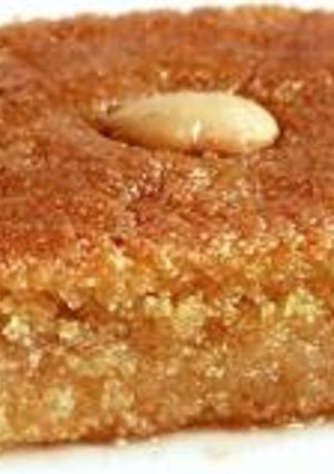 صورة لوصفة طريقة عمل بسبوسة روعه بالحليب المركز