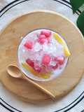 🧑🏽‍🍳🧑🏼‍🍳 Red Rubies Dessert Recipe (Tub Tim Grob)泰式红宝石甜品 •Thai Dessert