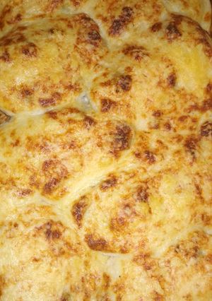 Besameles csirkemell sonkával olívabogyóval recept fotója