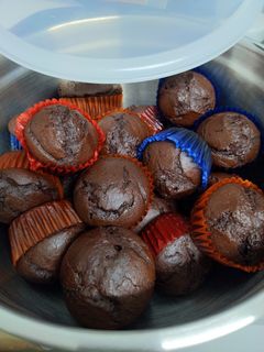 Una foto de Magdalenas de cacao en Monsieur Cuisine