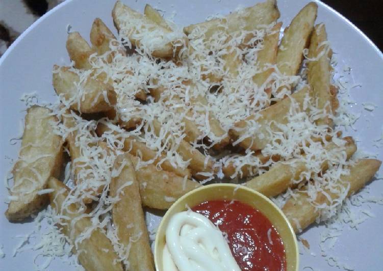 Cara Memasak Kentang Goreng ala potato wedges yang Gurih