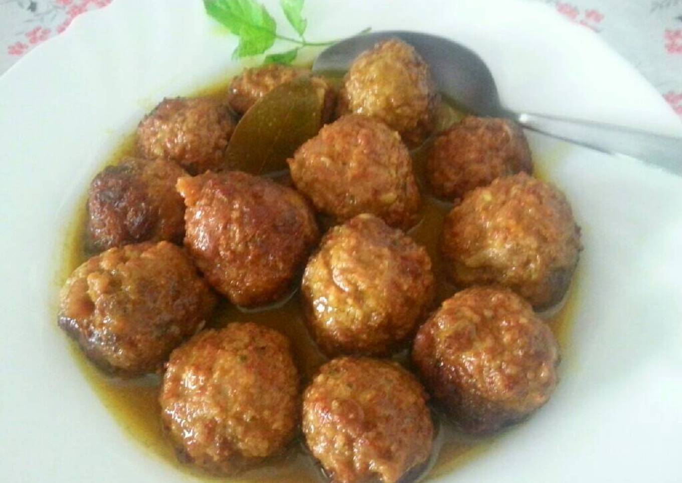 Albóndigas de carrilleras al curry