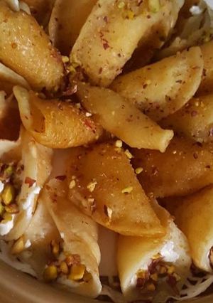 صورة لوصفة قطايف ع السريع