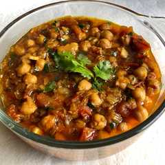 รูปของ Chana Masala/Chickpeas Curry (Indian food)