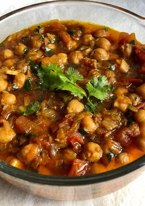 Foto resep Chana Masala/Chickpeas Curry (Indian food)