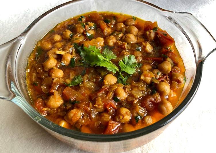Cara Gampang Buat Chana Masala/Chickpeas Curry (Indian food) yang Lezat Sekali