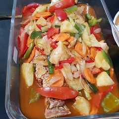 รูปของ Ikan kakap merah asam manis