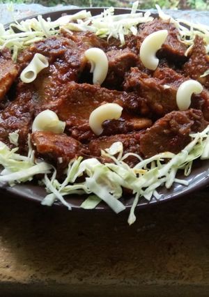 A picture of Goan Beef Roast.