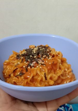 Foto resep Samyang Milk Cheese