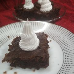 A picture of Wheat flour decedant cake.