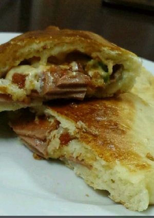 صورة لوصفة كالزوني 🍕