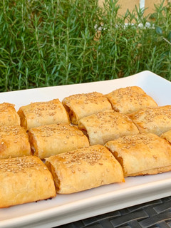 Una foto de Saladitos de bacon y queso