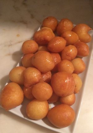 صورة لوصفة اللقيمات بالعسل🍯