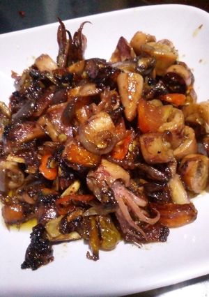Foto resep Cumi goreng pedas