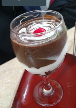 A picture of Chocolate delight shake 💟#Ramadankitayari #FoodiesandFriends.
