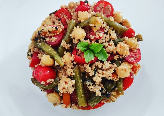 Ricetta Couscous Con Verdure Estive Ed Erbe Aromatiche Di Daniela ...