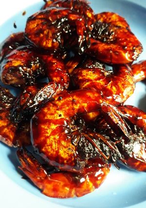 Foto resep Udang bakar madu