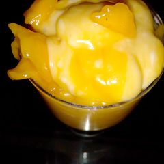 A picture of Mango srikhand.