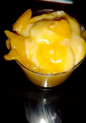 A picture of Mango srikhand.