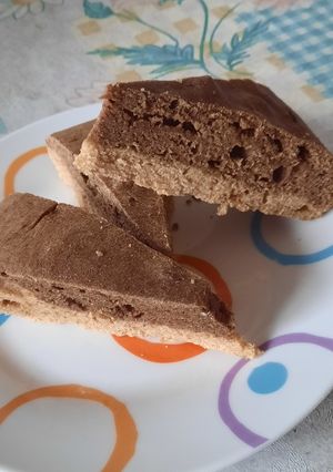 Una foto de Torta bicolor de yogur