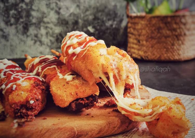 Langkah Langkah Buat Corndog cheese yang Sederhan