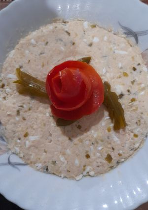 عکسی از دستور الویه با گوشت بوقلمون