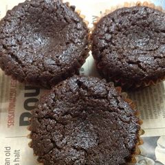 A picture of Chocolate coconut cupcakes.