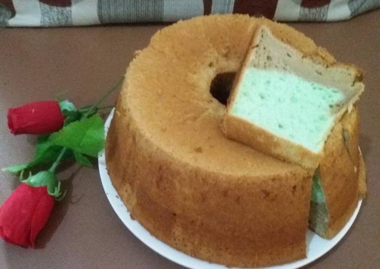 Chiffon cake putih telor