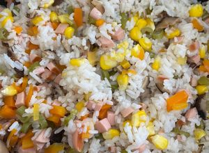 Hình của món Cơm lười.